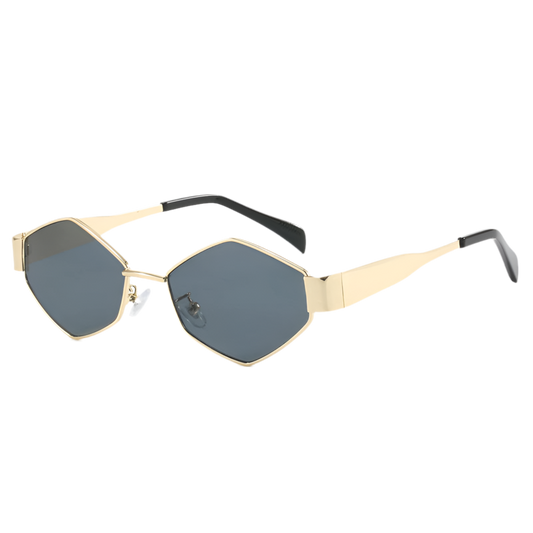 Vintage Polygonale Sonnenbrille