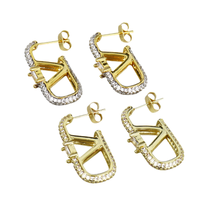 Clasik Zircon Earrings