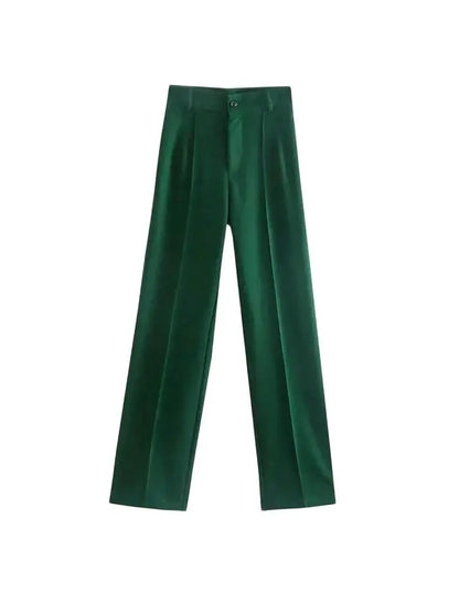 Wear Straight Pants Vintage High Waist