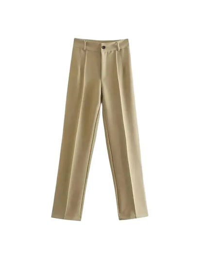 Wear Straight Pants Vintage High Waist