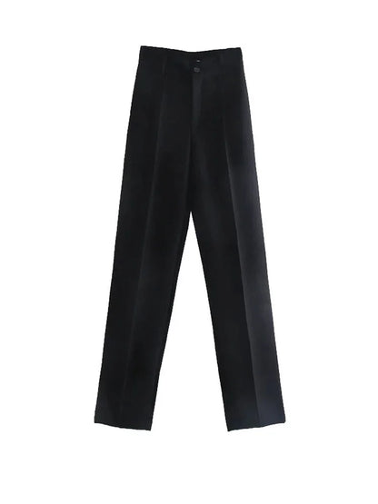 Wear Straight Pants Vintage High Waist