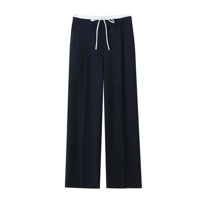 Renaya Double Waistband Wide Leg Pants